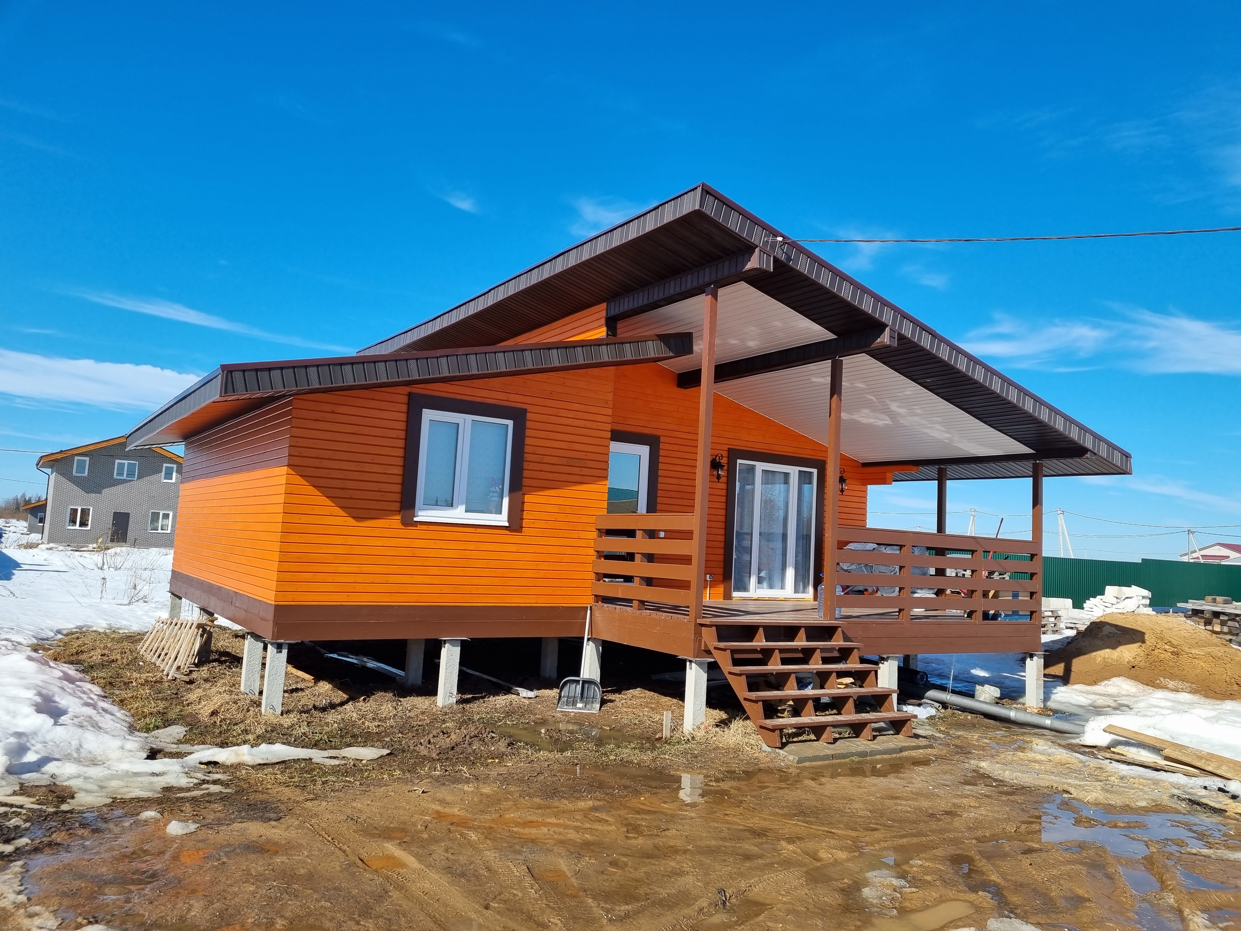 Возведение стен из древесины