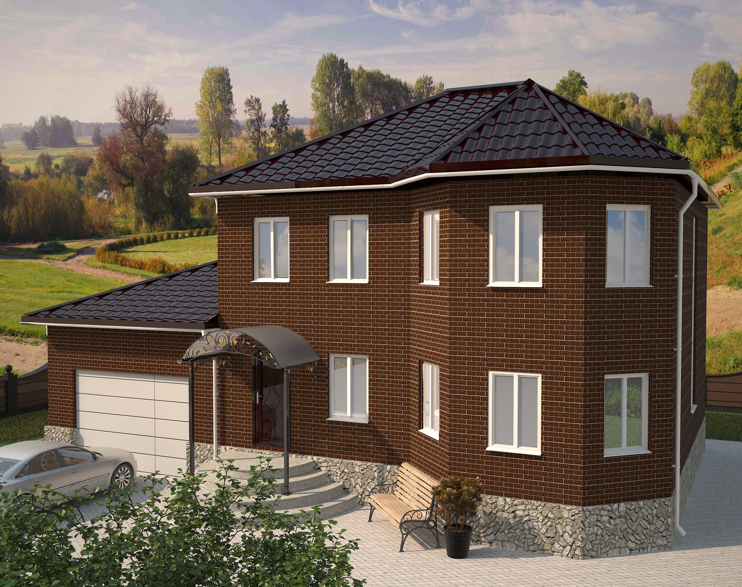 Готовые проекты коттеджей