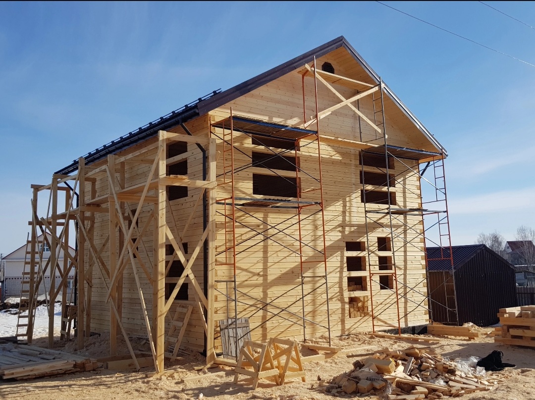 Возведение стен из бруса