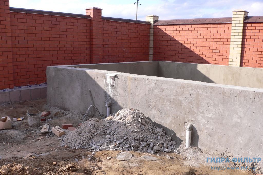 Бетонные бассейны