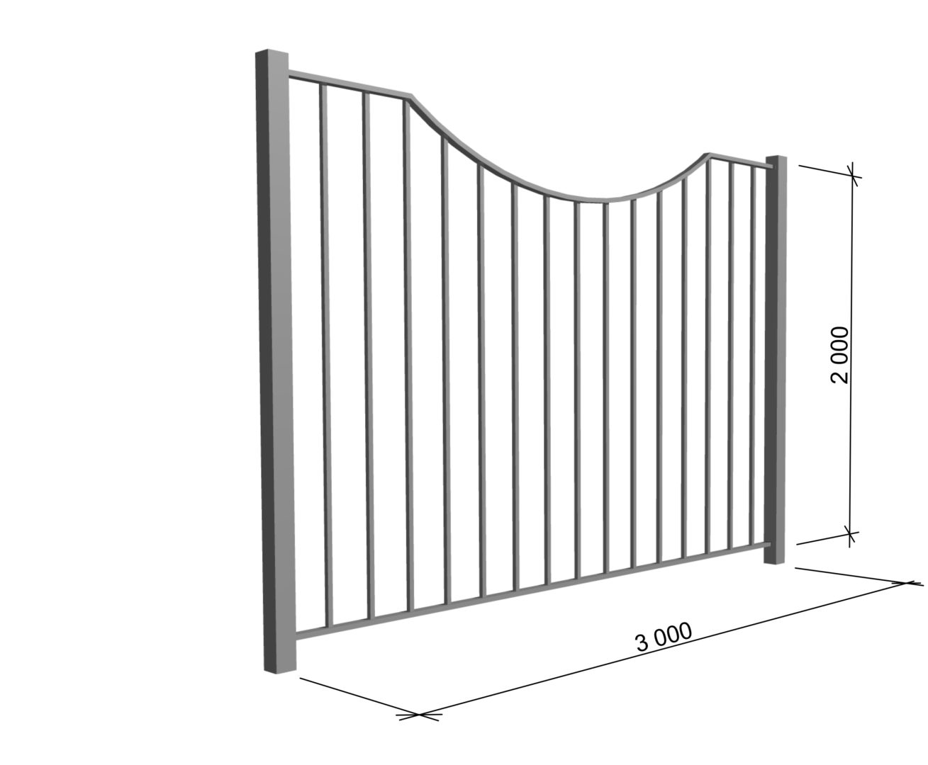 Забор "Функция-2"