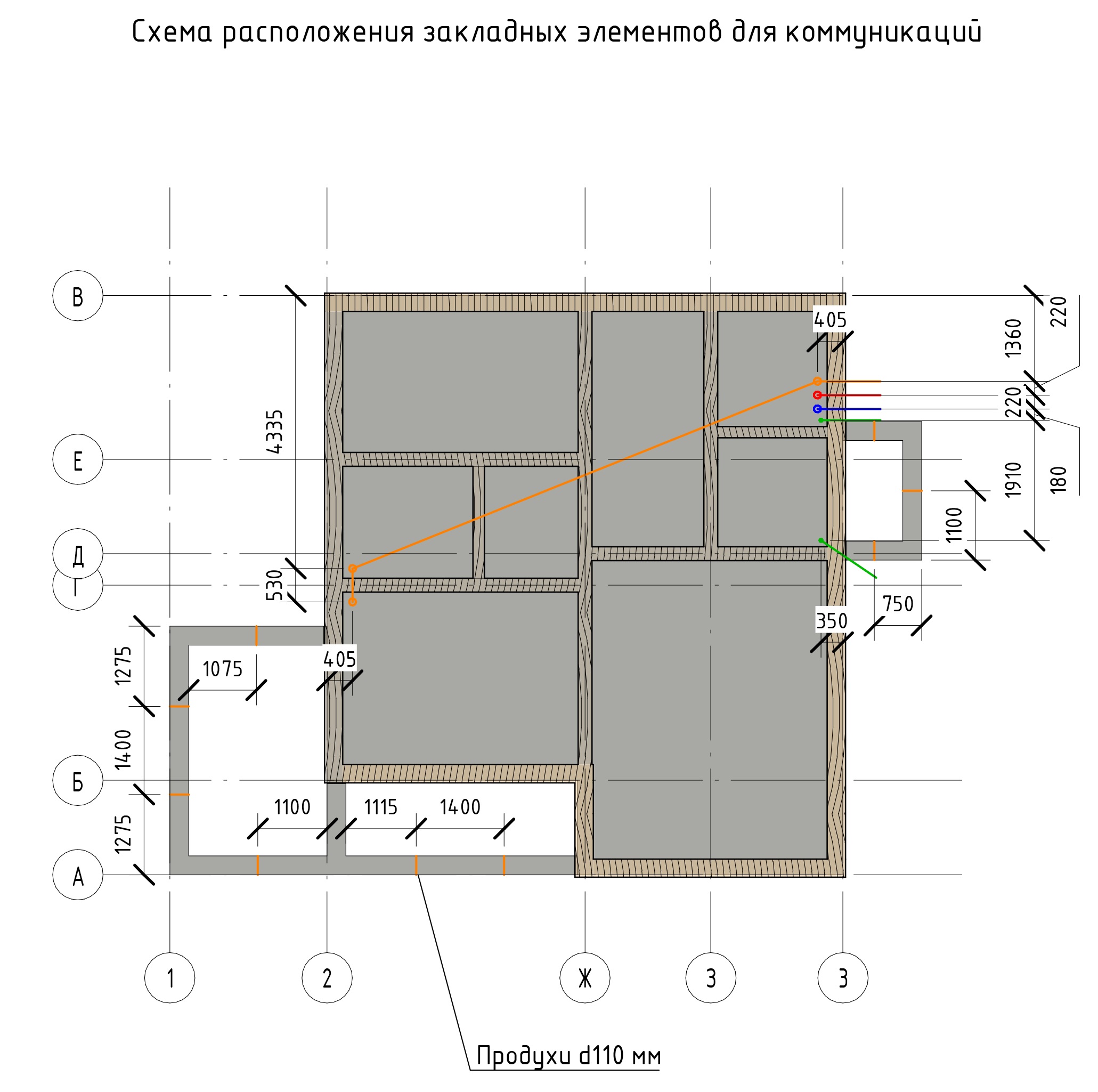 Разработка раздела КЖ (Конструкции железобетонные)