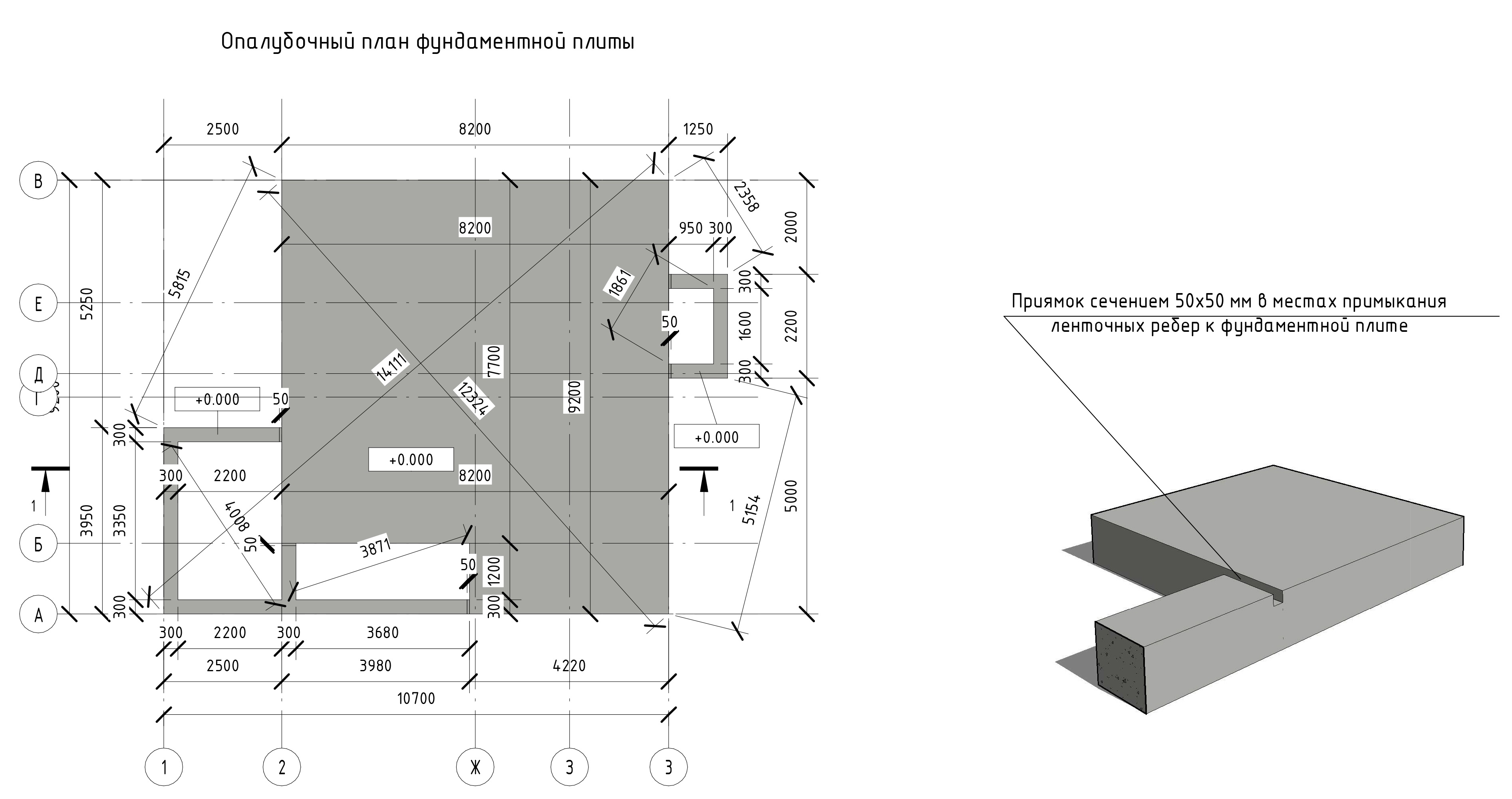 Разработка раздела КЖ (Конструкции железобетонные)