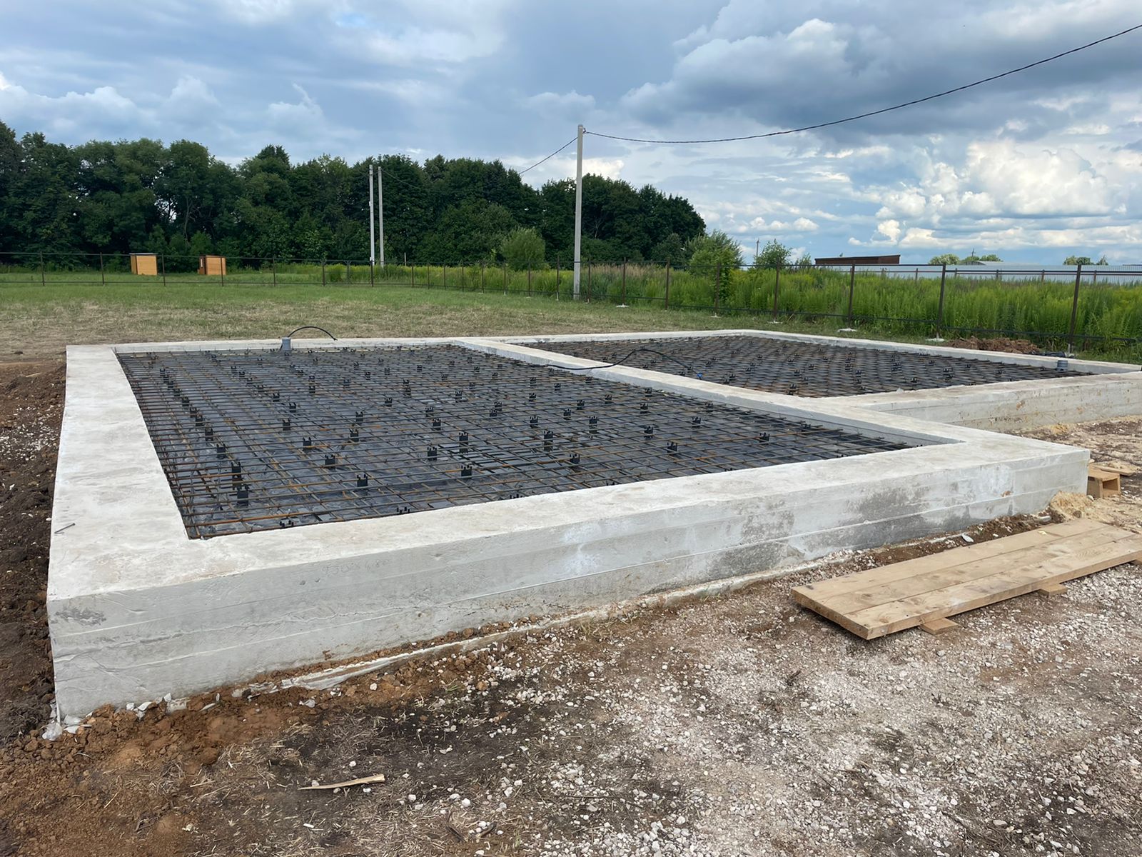 Строительство фундамента