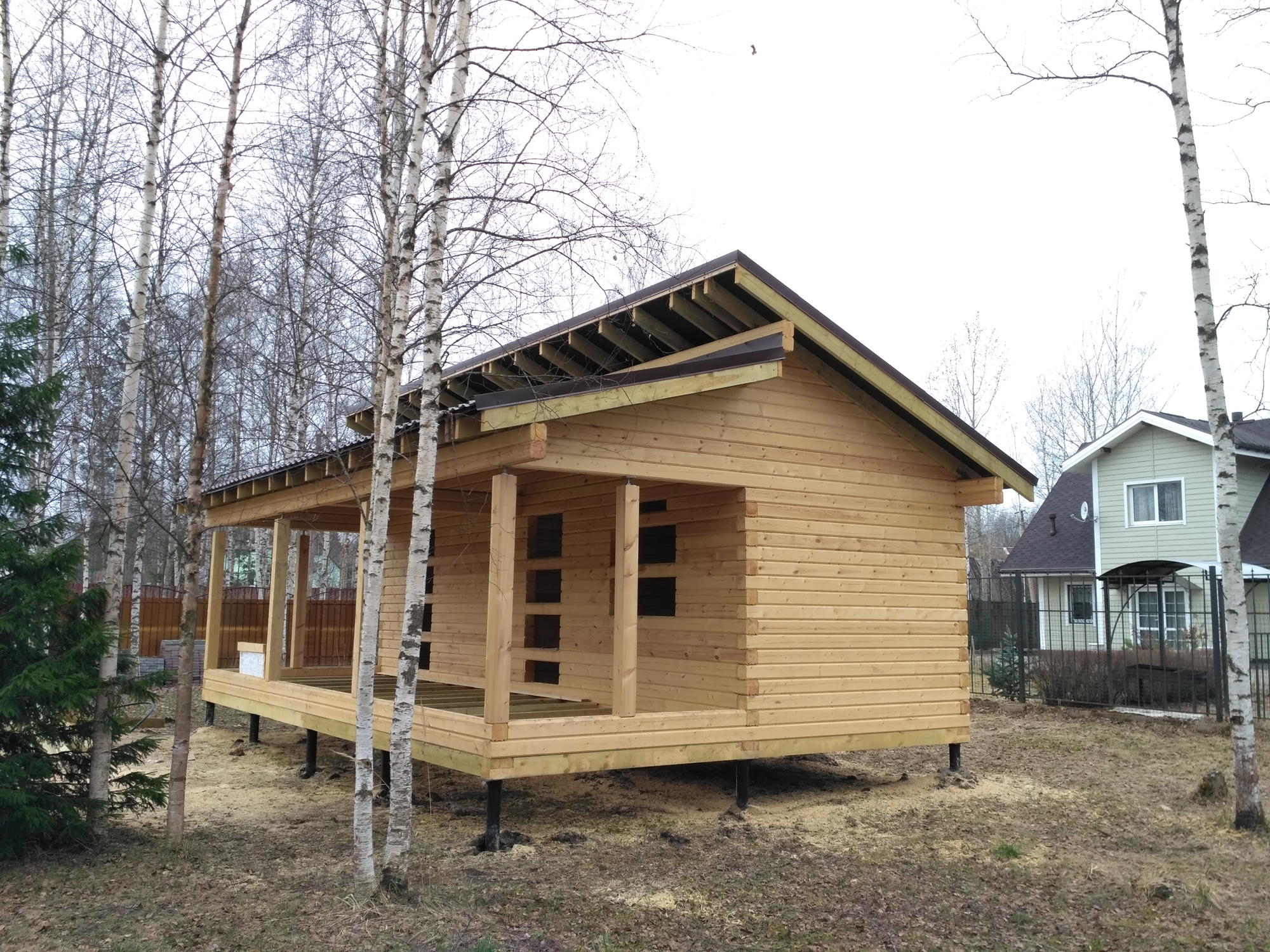 Строительство бань из бруса