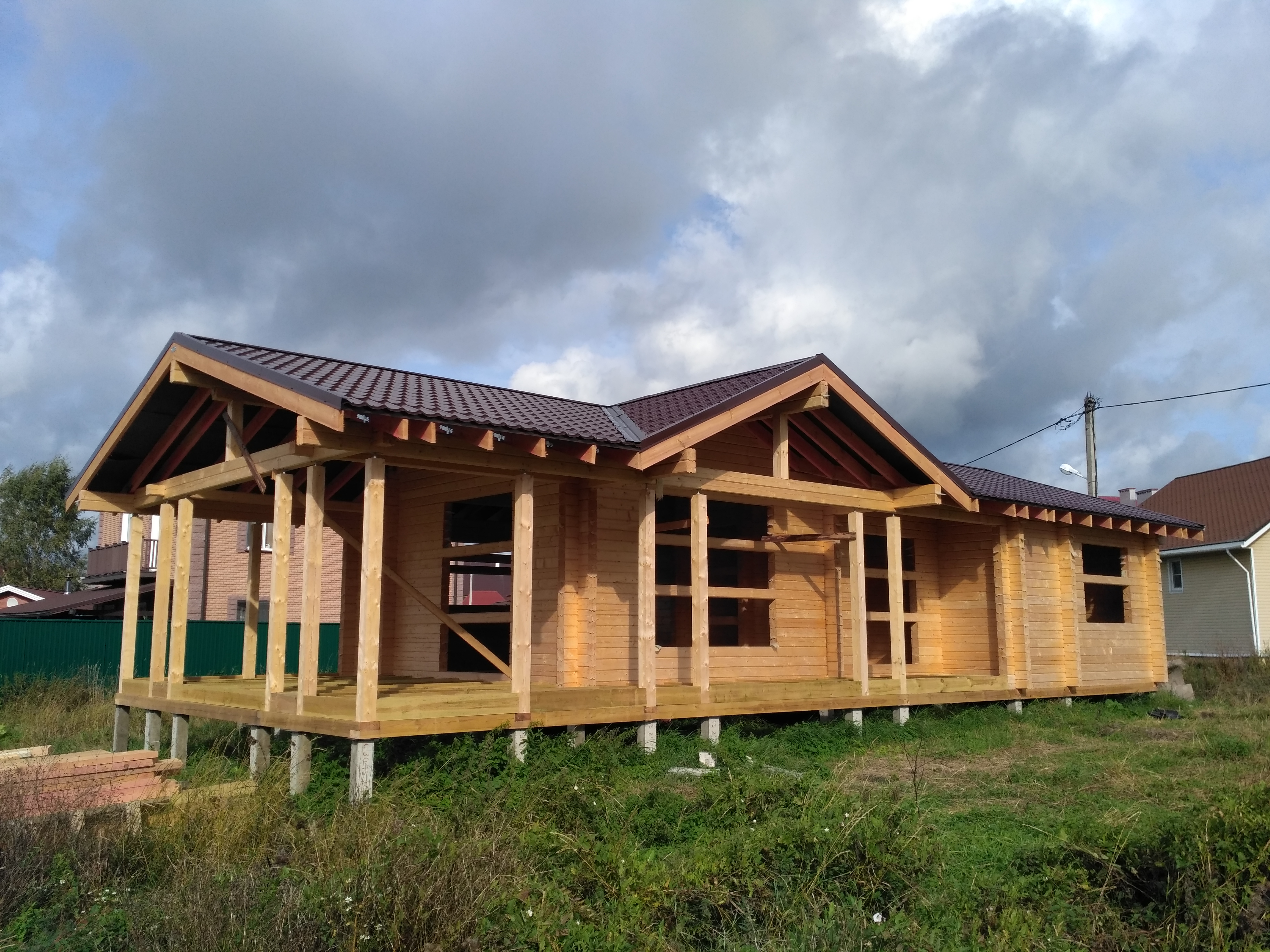 Строительство бань из бруса