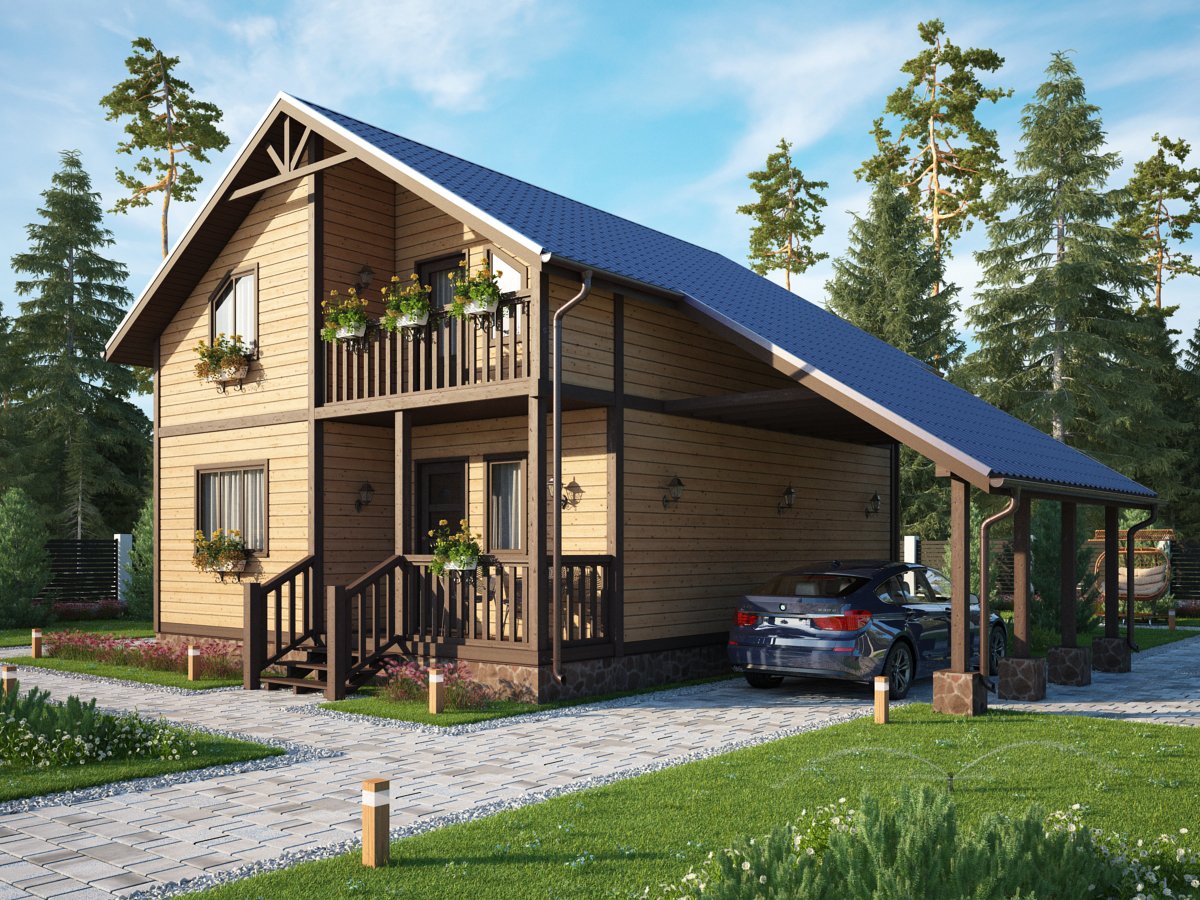 Возведение каркасных стен для домов