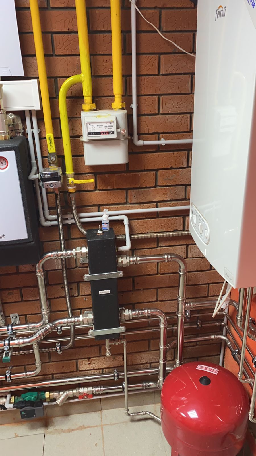 Работы по монтажу отопления