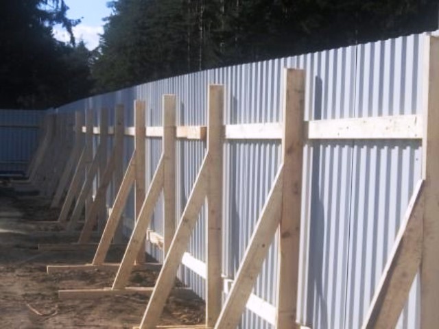 Временный забор