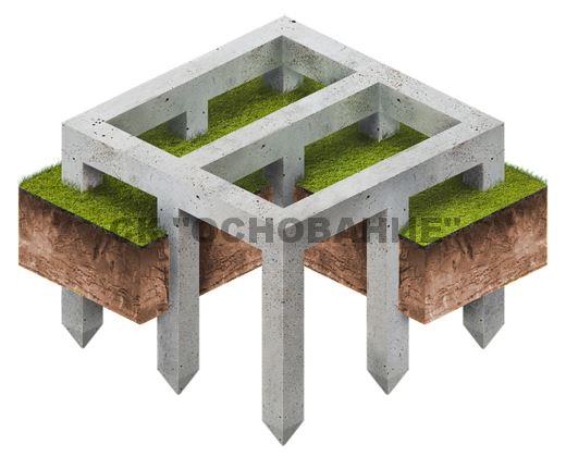 Монтаж фундамента