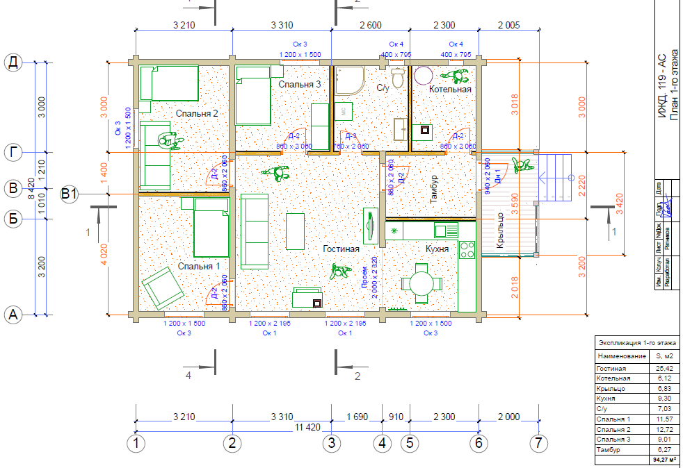 Разработка проектов деревянных домов