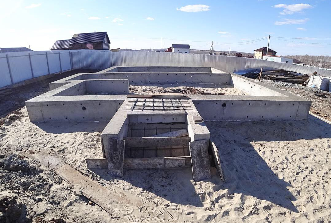 Строительство фундамента