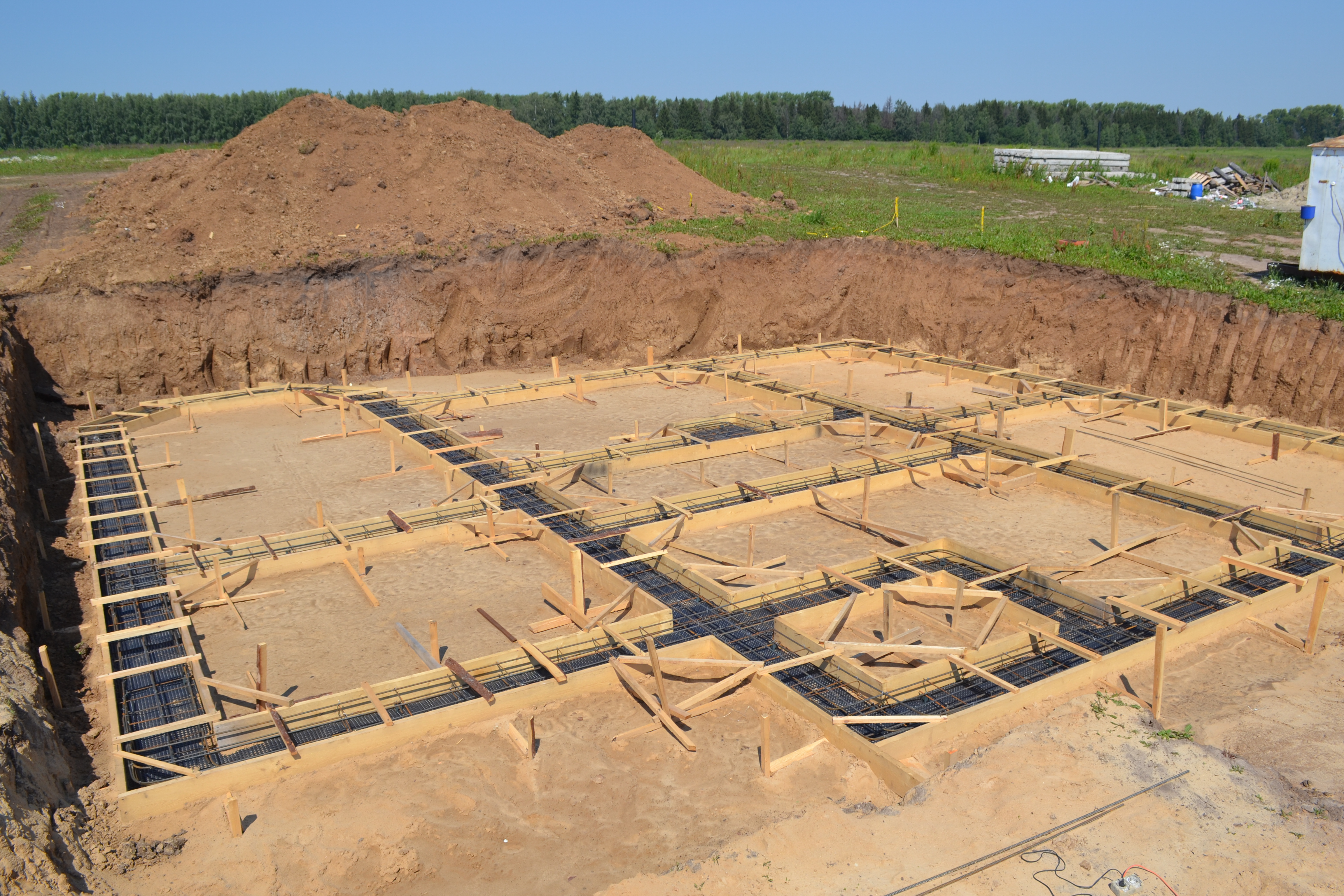 Устройство фундамента