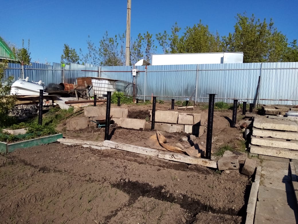 Строительство фундамента